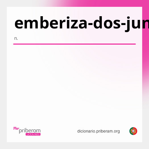 Significado de emberiza-dos-juncos