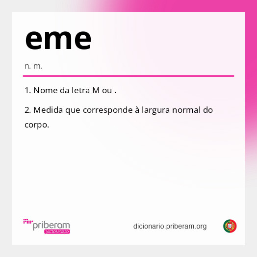 Significado de eme