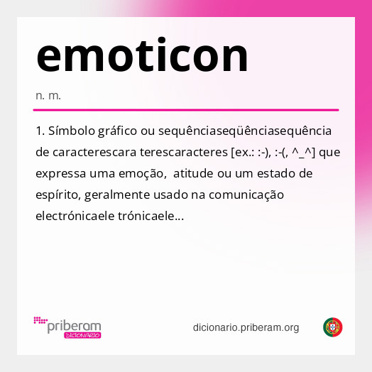 Significado de emoticon
