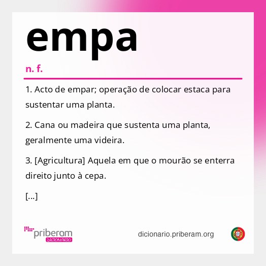 Significado de empa