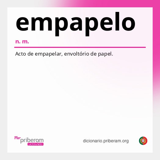 Significado de empapelo