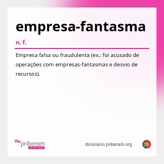 Significado de empresa-fantasma