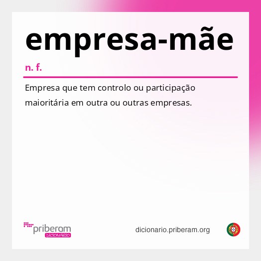 Significado de empresa-mãe