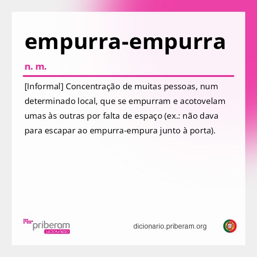 Significado de empurra-empurra