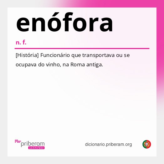 Significado de enófora
