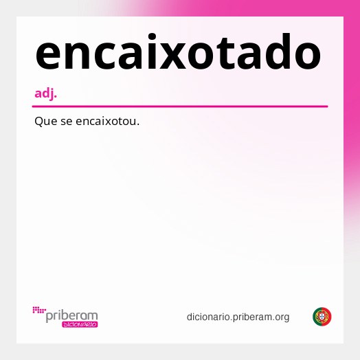 Significado de encaixotado