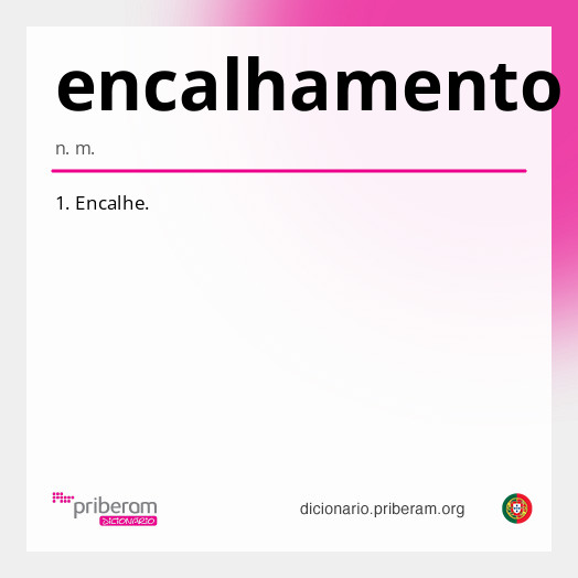 Significado de encalhamento