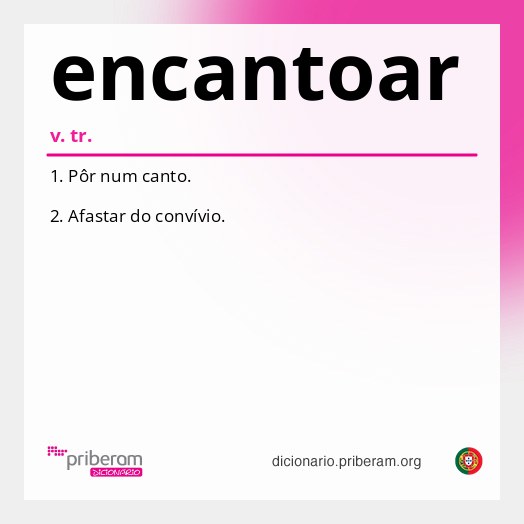 Significado de encantoar