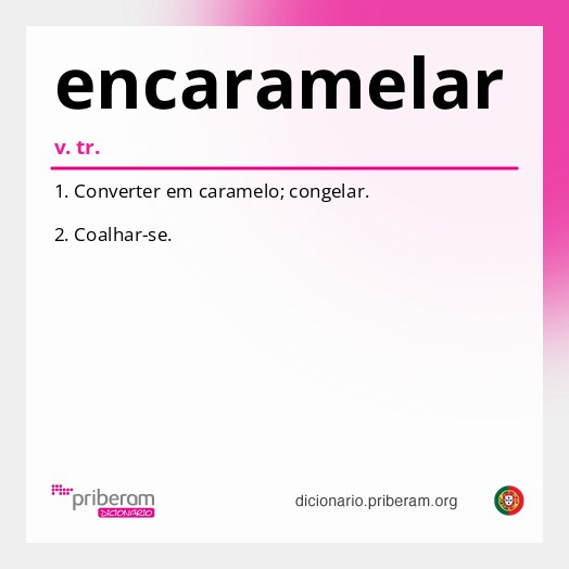 Significado de encaramelar