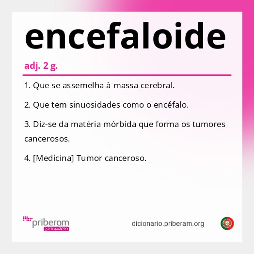 Significado de encefaloide