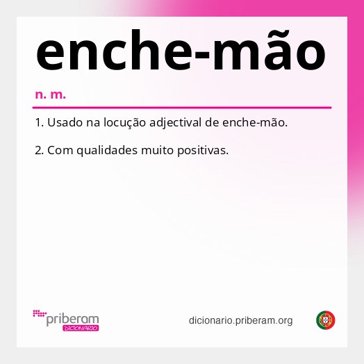 Significado de enche-mão