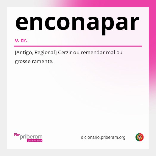 Significado de enconapar