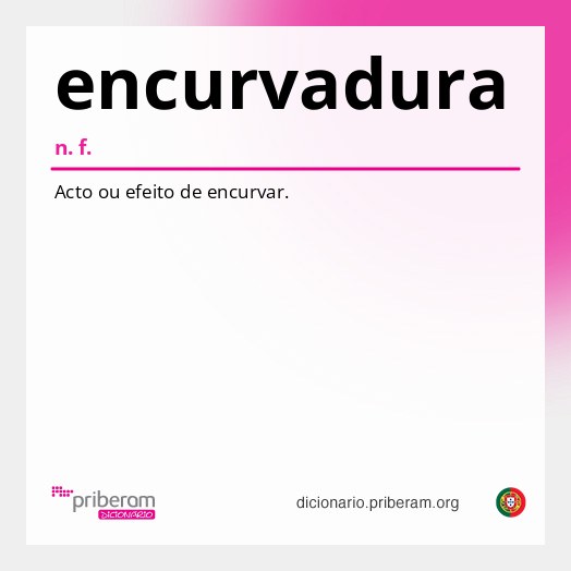 Significado de encurvadura