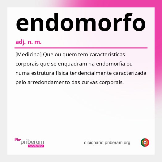 Significado de endomorfo