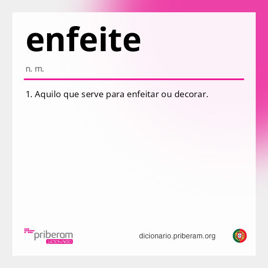 Significado de enfeite