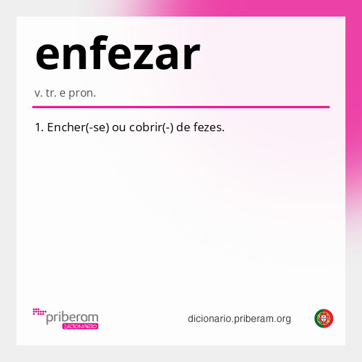 Significado de enfezar
