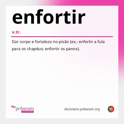 Significado de enfortir