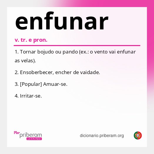 Significado de enfunar