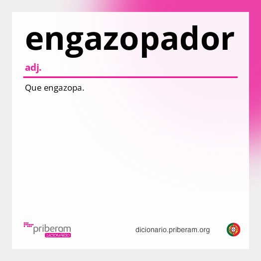 Significado de engazopador