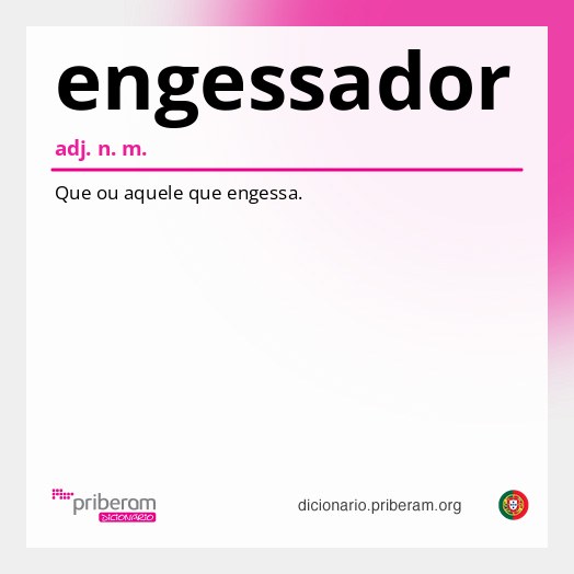 Significado de engessador