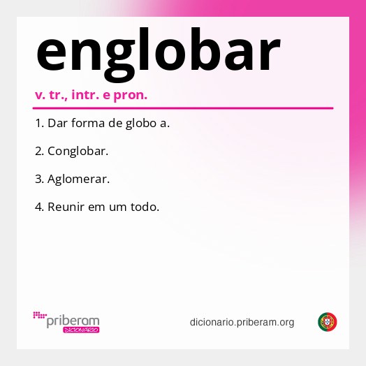 Significado de englobar