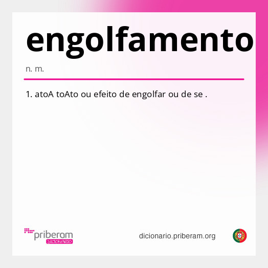 Significado de engolfamento