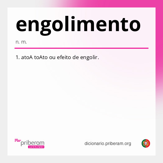 Significado de engolimento