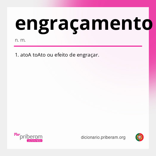 Significado de engraçamento