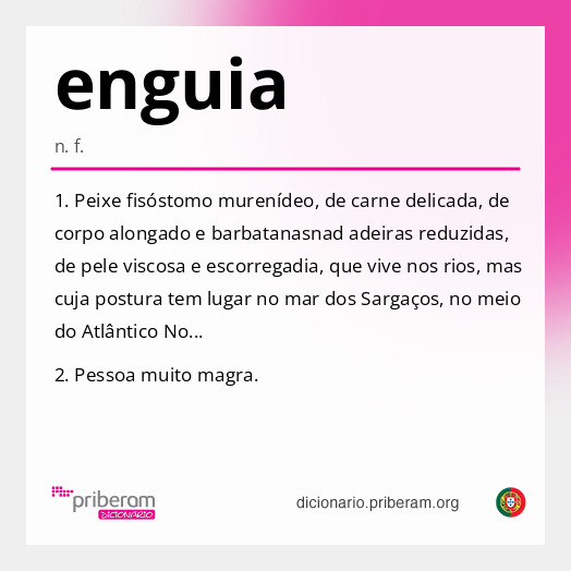 Significado de enguia