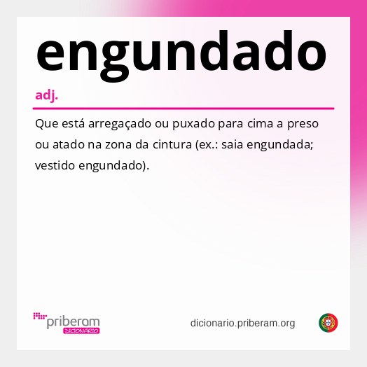 Significado de engundado