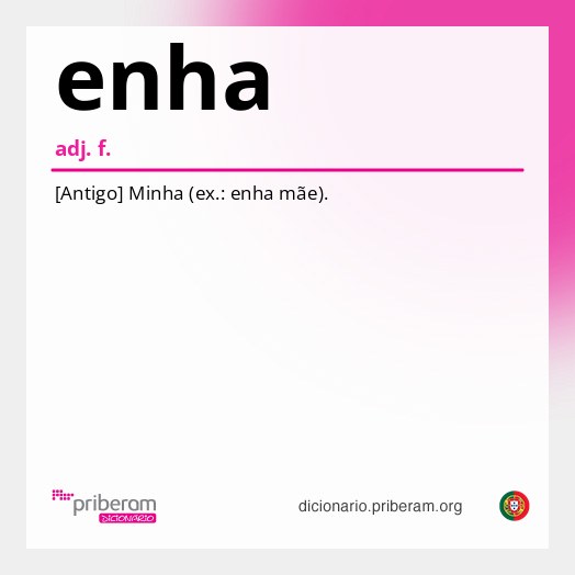 Significado de enha