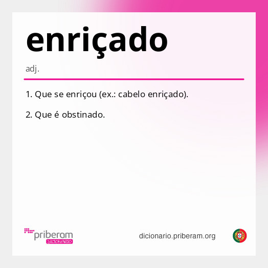 Significado de enriçado