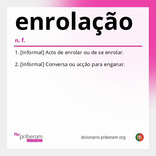 Significado de enrolação