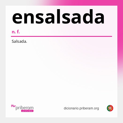 Significado de ensalsada