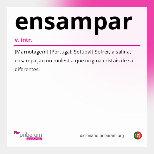 Significado de ensampar