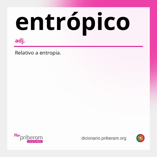 Significado de entrópico