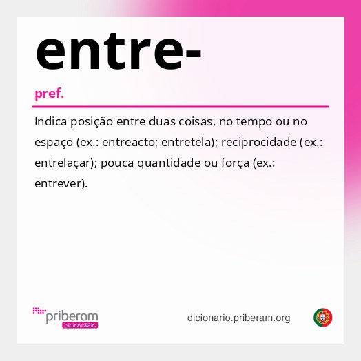Significado de entre-