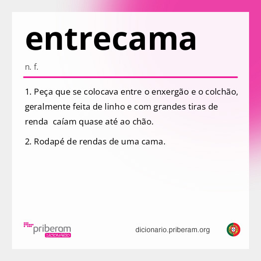 Significado de entrecama