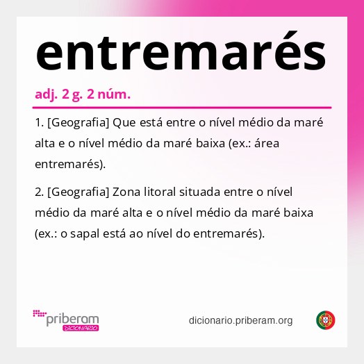 Significado de entremarés