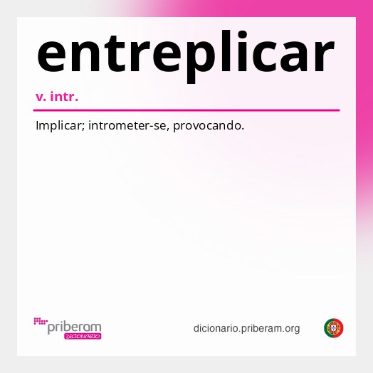 Significado de entreplicar