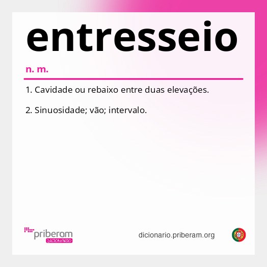 Significado de entresseio