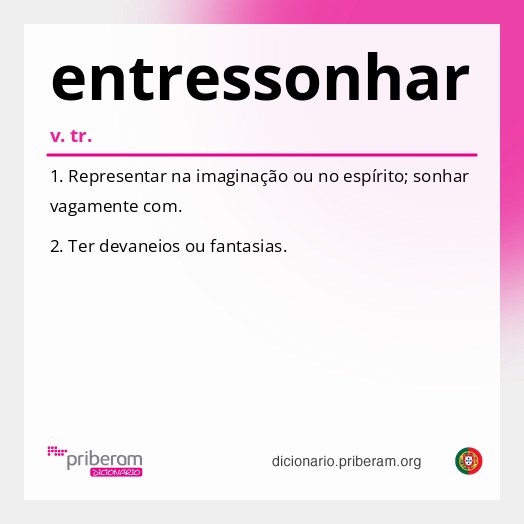 Significado de entressonhar