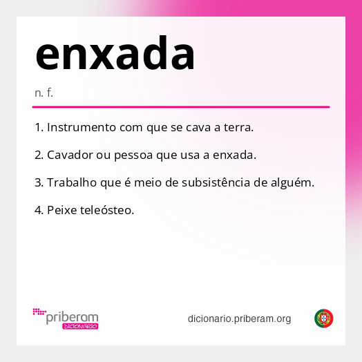 Significado de enxada