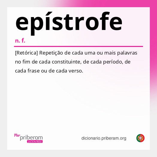 Significado de epístrofe