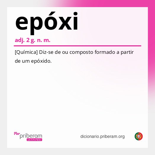 Significado de epóxi