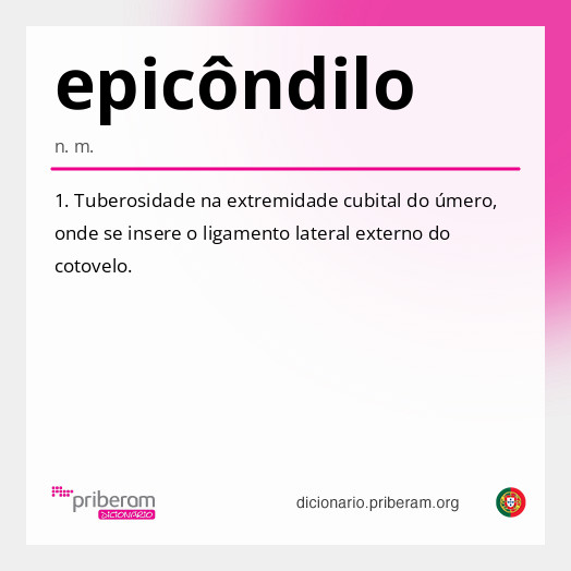 Significado de epicôndilo