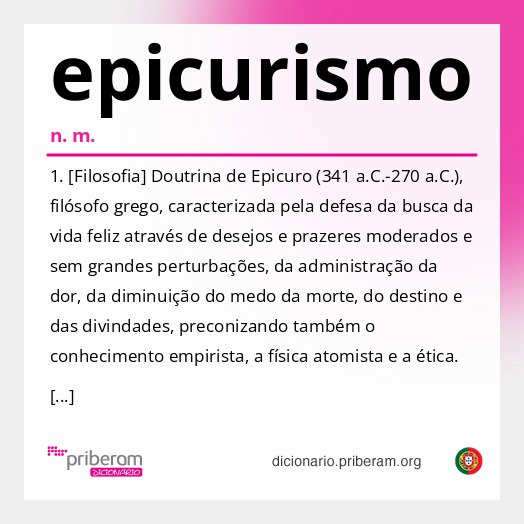 Significado de epicurismo