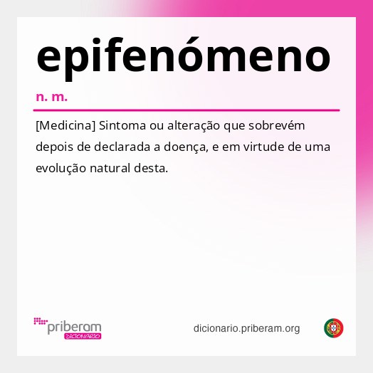 Significado de epifenómeno