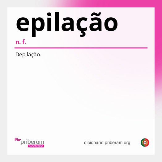 Significado de epilação