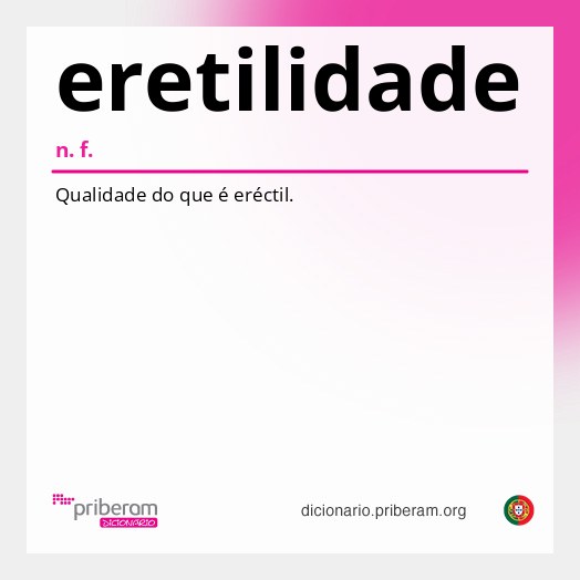Significado de eretilidade